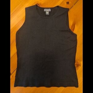 Banana Republic Black Cashmere Shell Tank Large